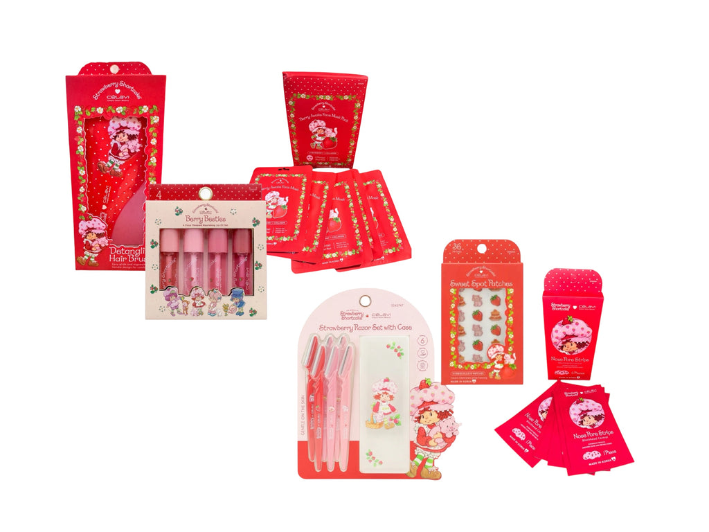 Strawberry Shortcake skincare,Cosmetic 3-Pc Sets