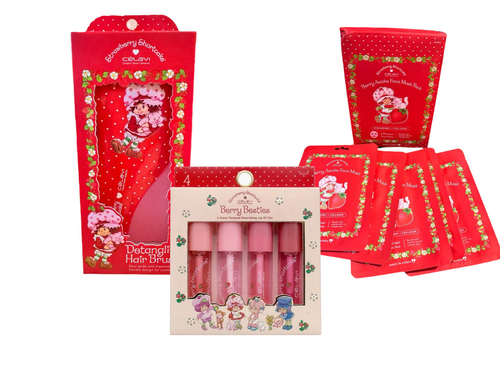 Strawberry Shortcake skincare,Cosmetic 3-Pc Sets