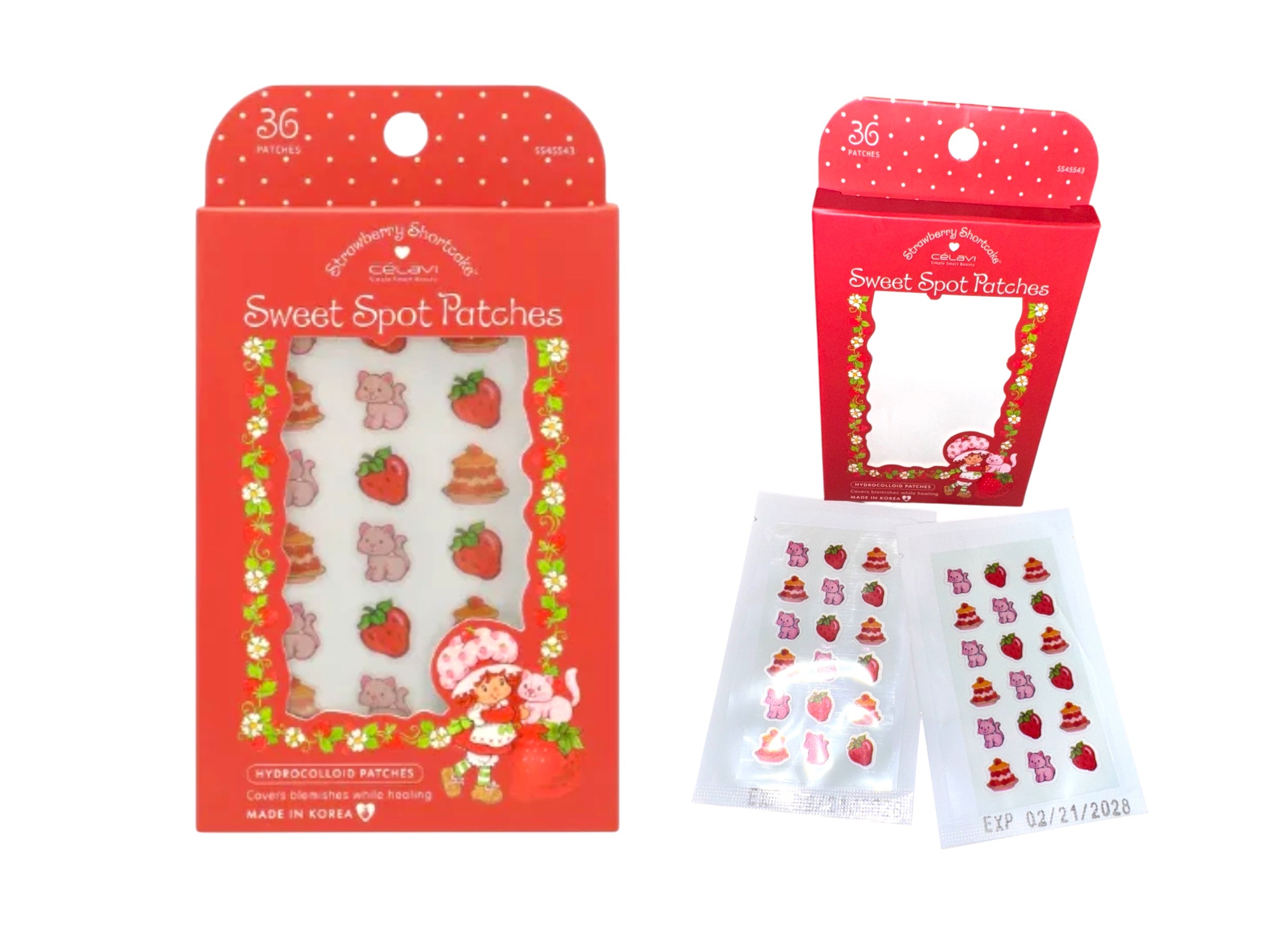 Strawberry Shortcake skincare,Cosmetic 3-Pc Sets