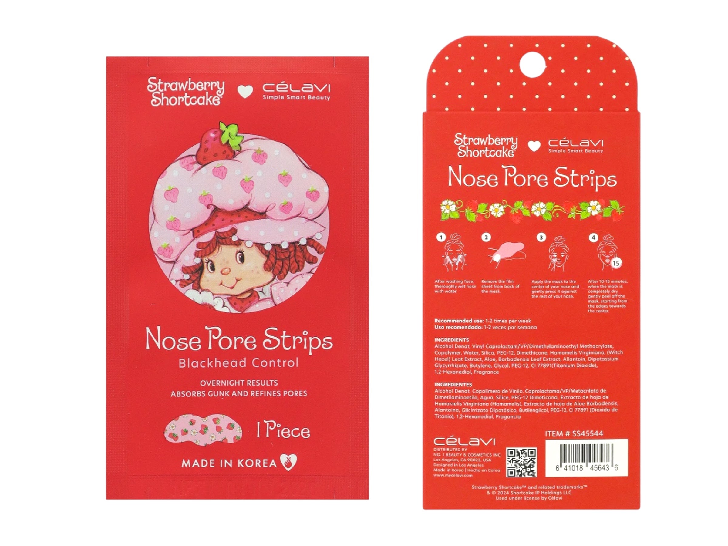 Strawberry Shortcake skincare,Cosmetic 3-Pc Sets