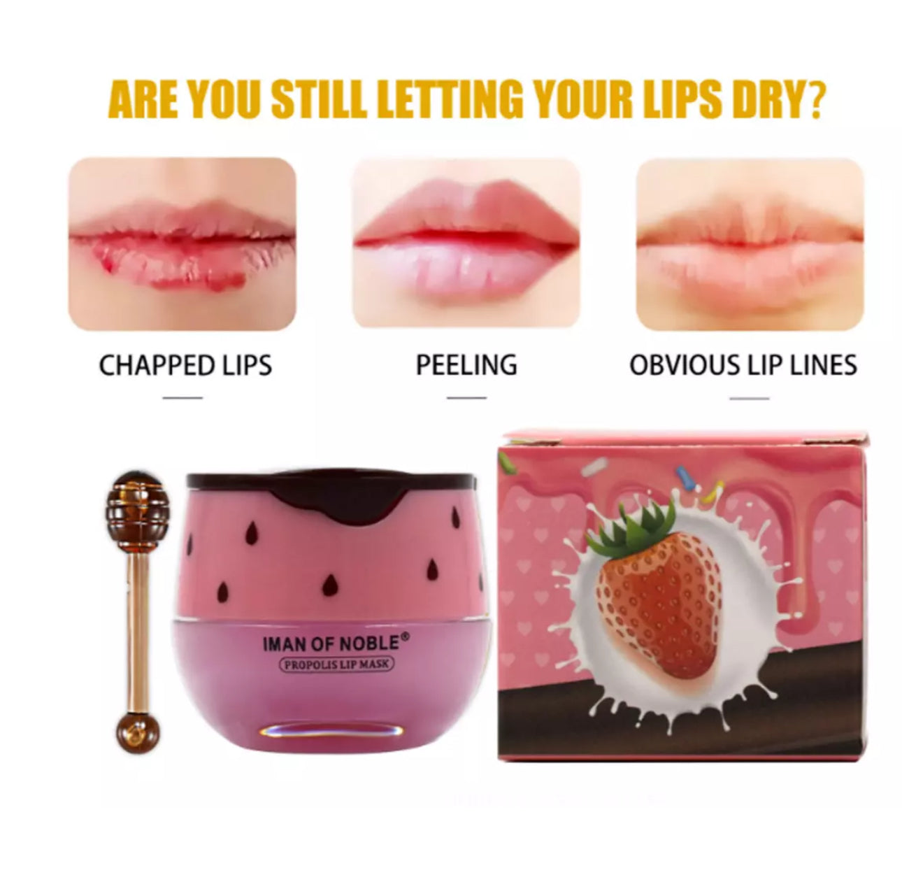 Iman Noble 2-pc Lip Mask Set!