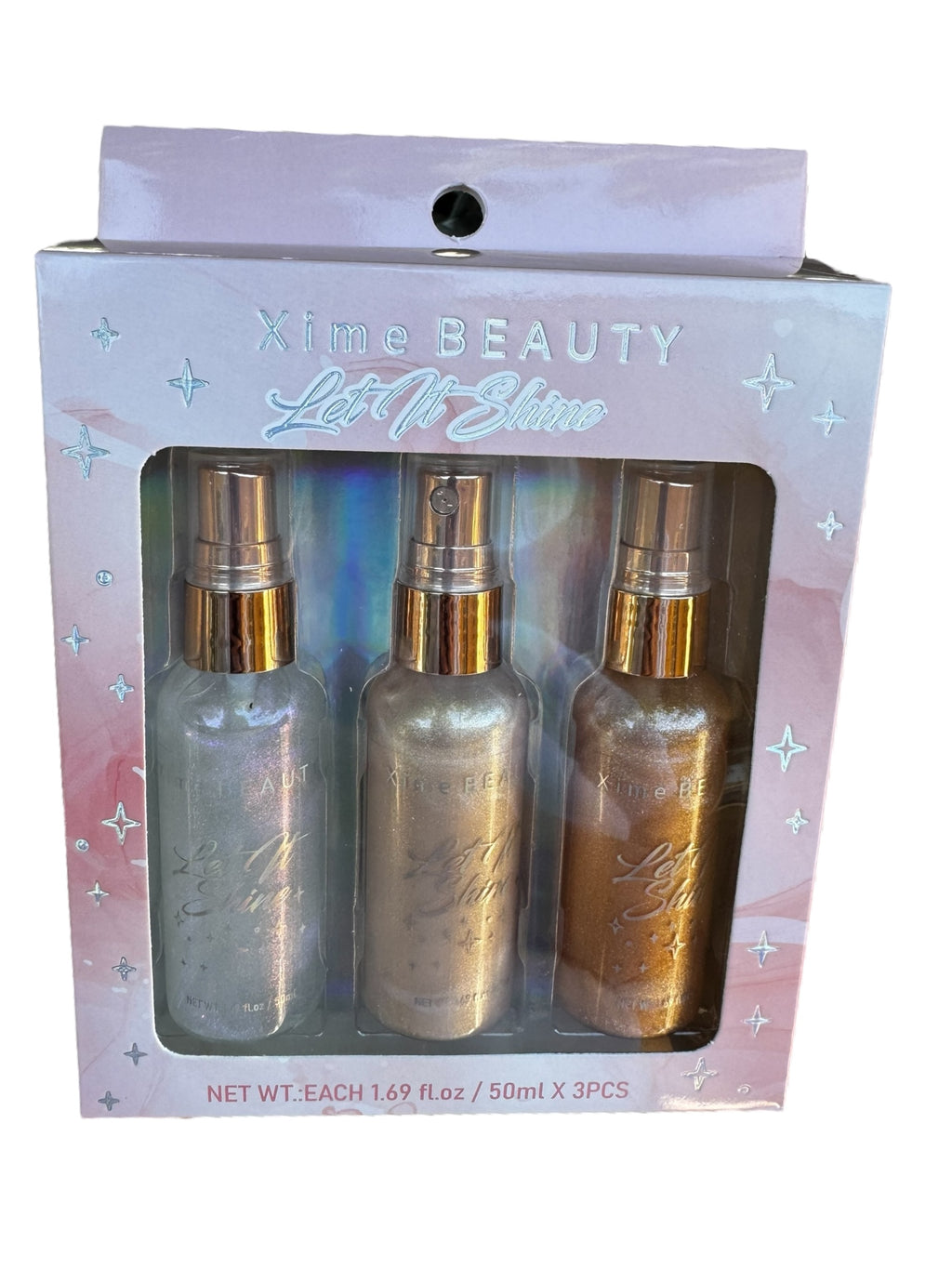 Love Sparkle XIME Beauty Glitter Body Spray 2 Color Sets Available