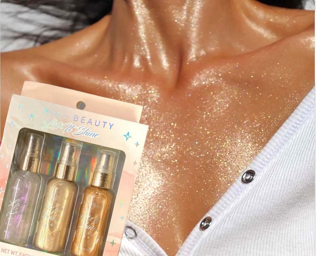Love Sparkle XIME Beauty Glitter Body Spray 2 Color Sets Available
