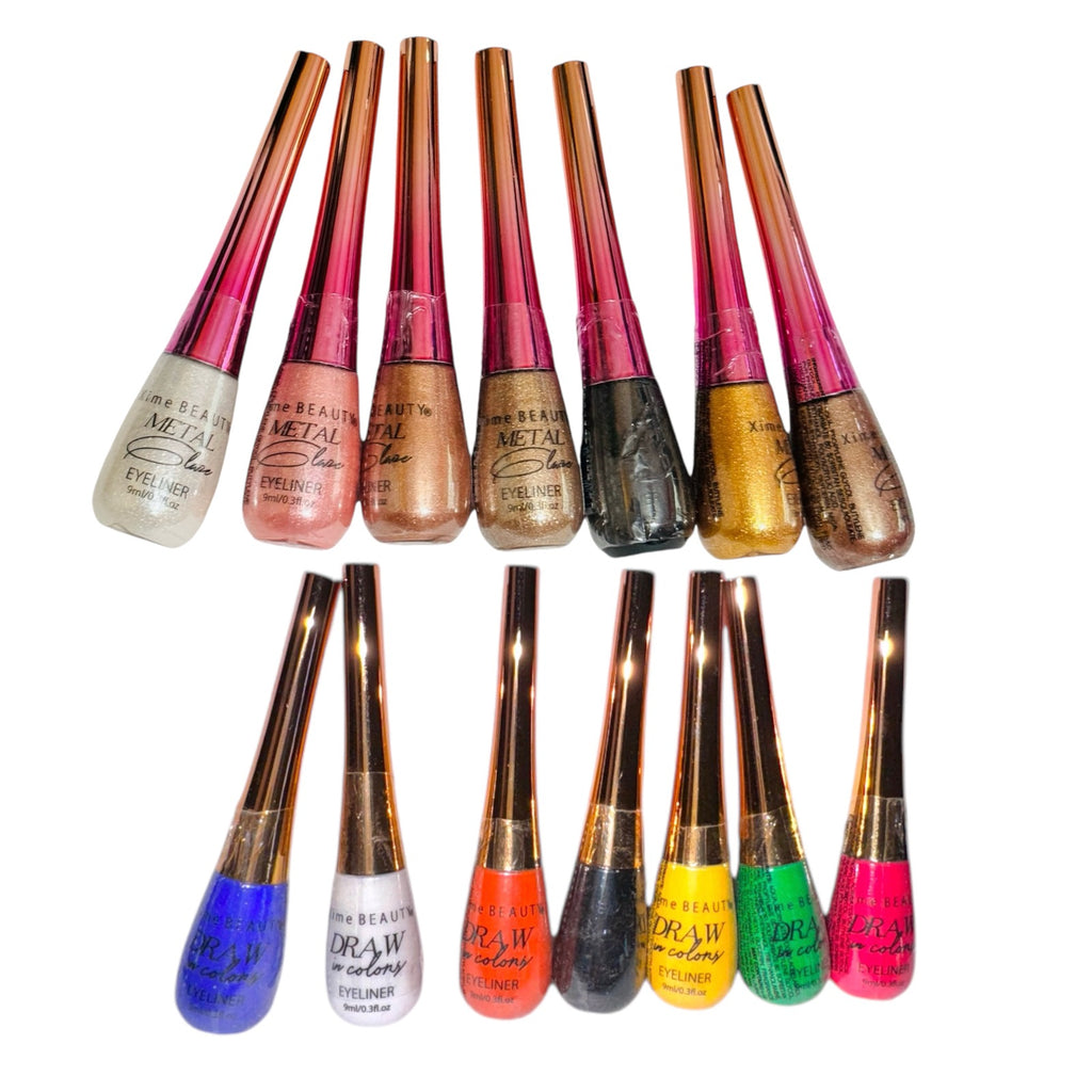 XIME Beauty 14-Pc Must Have liquid eyeliner set!