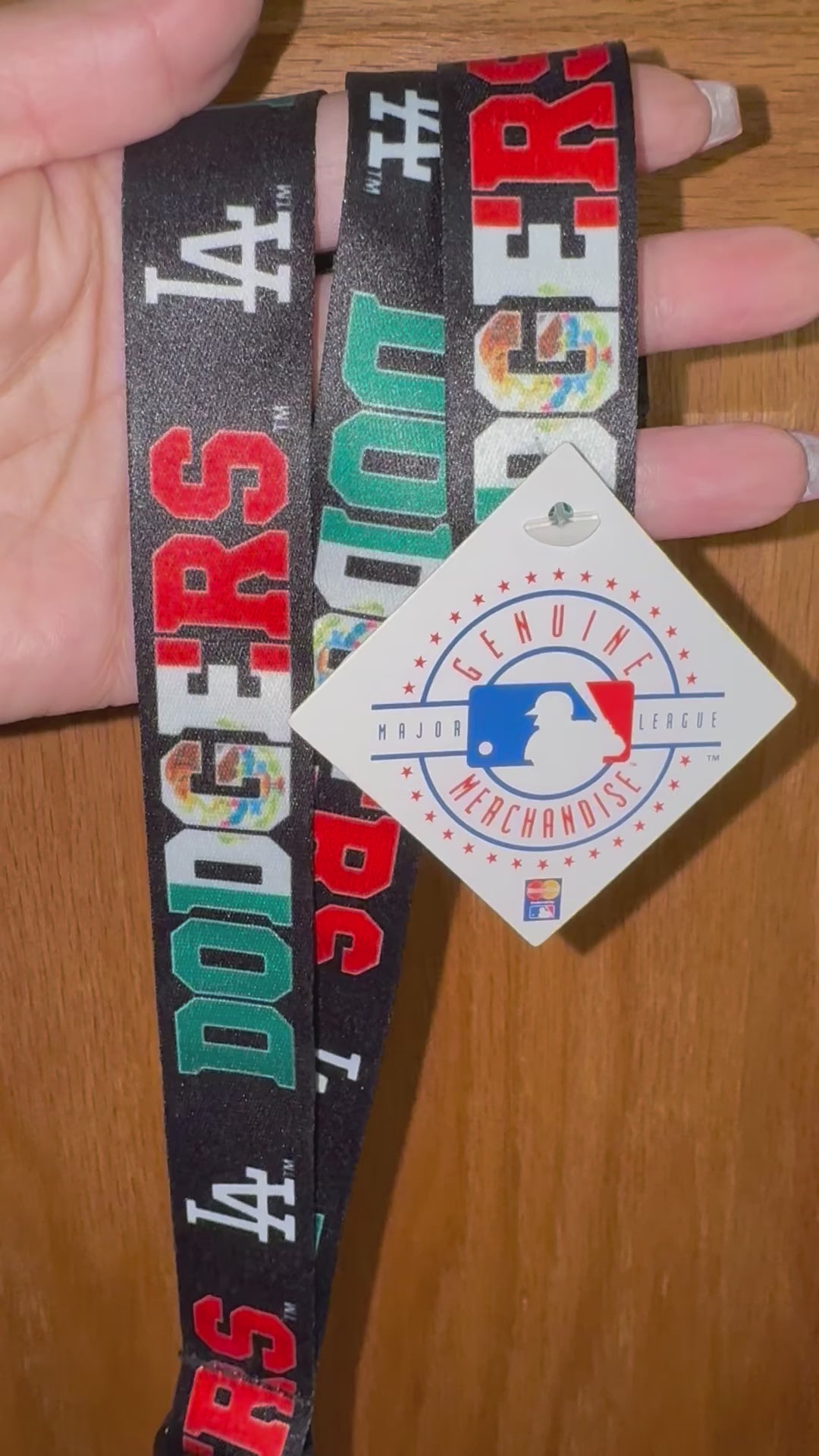 MLB “Viva Mexico” Dodgers Lanyard